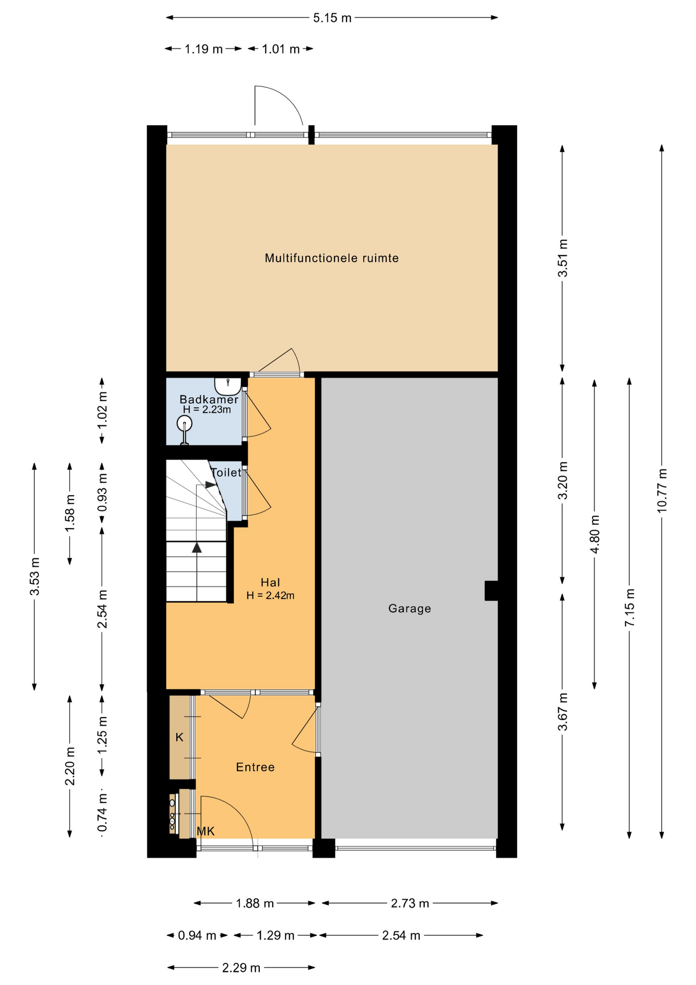 Vliehors 5 - 8223 CX - lelystad-plattegrond-1
